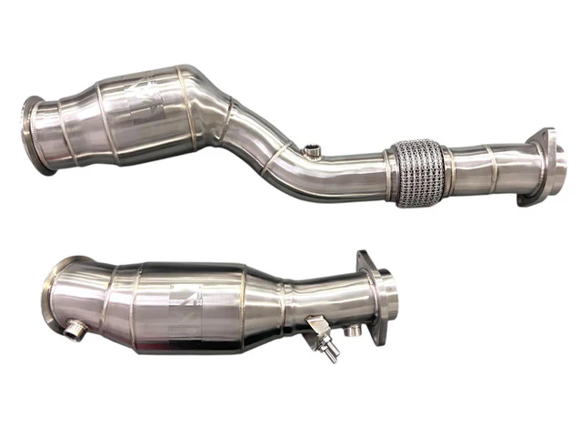 MAD BMW S58 Catted Downpipes M3 M4 G80 G82 G83 W/ No CEL Guarantee & Flex Section - Image 3