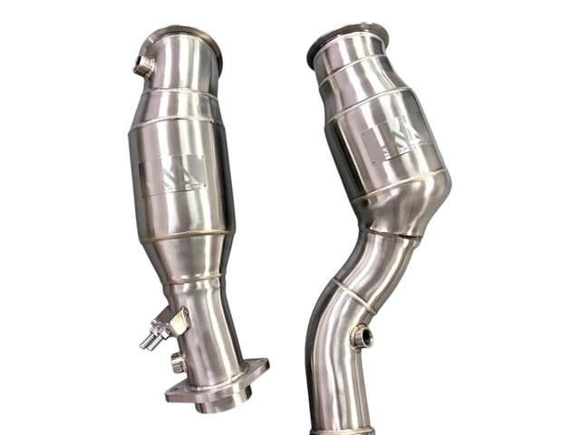 MAD BMW S58 Catted Downpipes M3 M4 G80 G82 G83 W/ No CEL Guarantee & Flex Section - Image 4