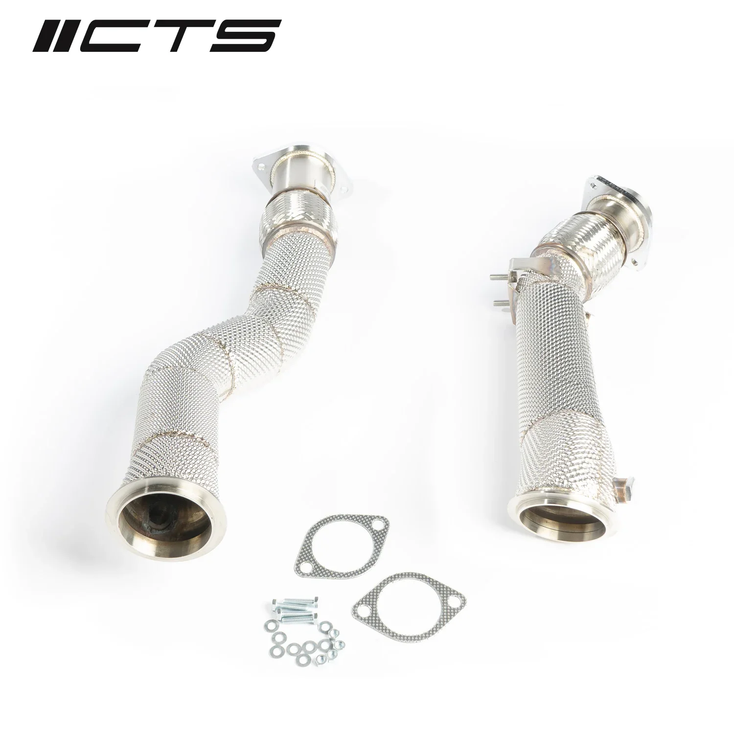 CTS Turbo BMW S58 F97 X3M/X3MC & F98 X4M/X4MC Heatshield Downpipes - Image 5