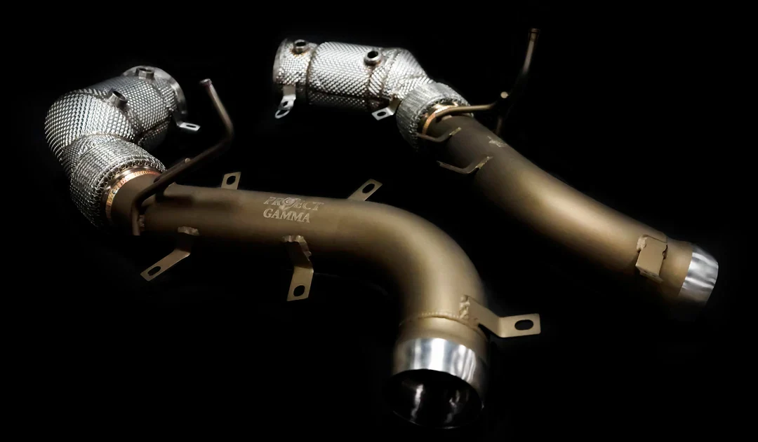 MCLAREN 600LT 650S STAINLESS STEEL CATLESS DOWNPIPES - Image 3