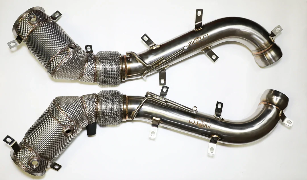 MCLAREN 600LT 650S STAINLESS STEEL CATLESS DOWNPIPES - Image 6