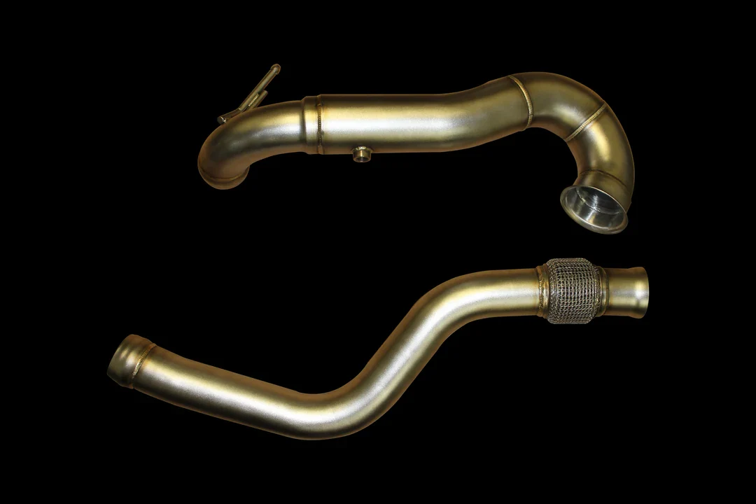 MERCEDES-BENZ A45 AMG STAINLESS STEEL CATLESS DOWNPIPES - Image 3