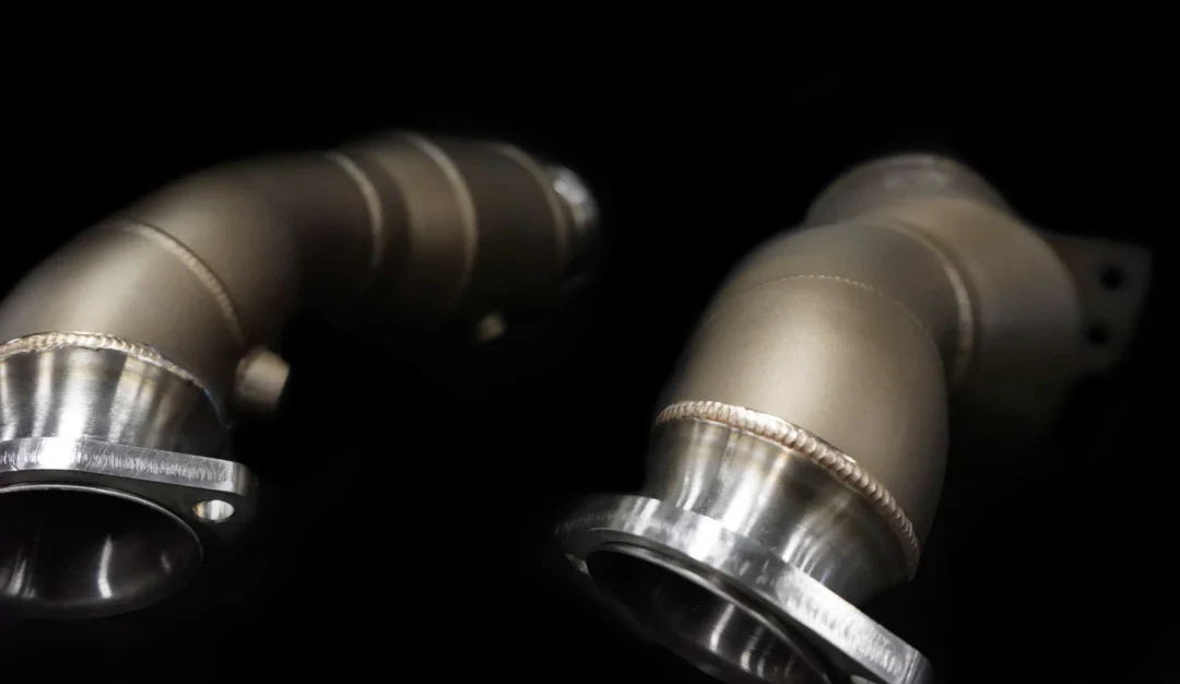 Mercedes-Benz C43, E43, C400/C450, E400/E450 Catless Downpipes - Image 3