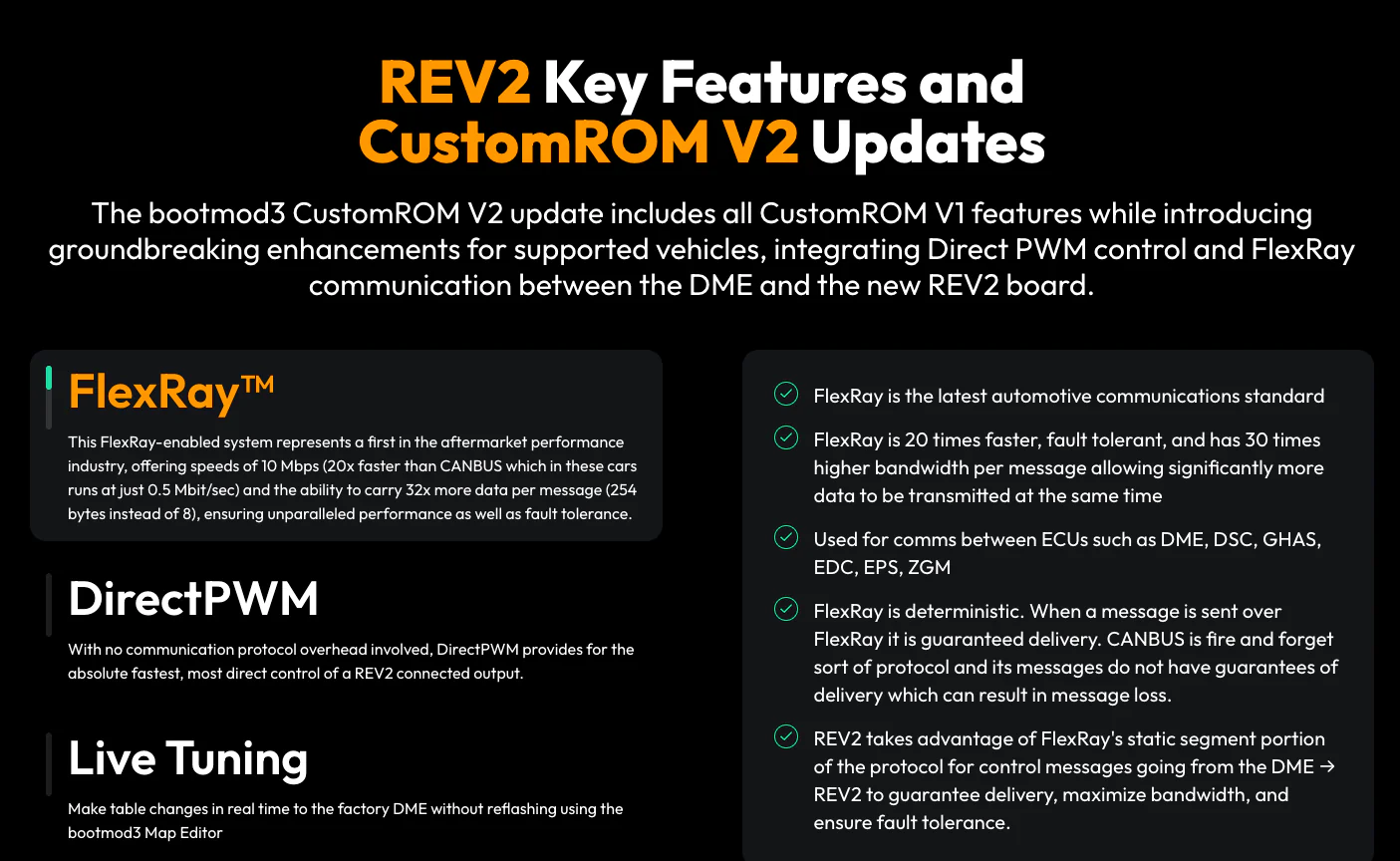 REV2 Controller - Powered by bootmod3 DirectPWM and FlexRay™ - Image 4