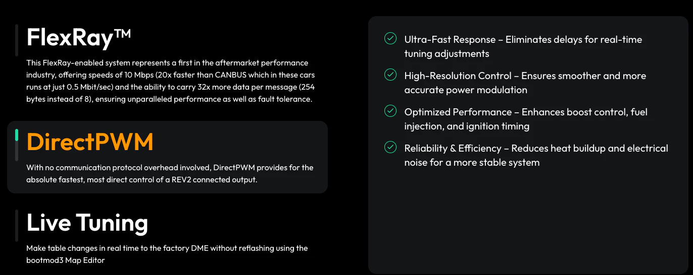 REV2 Controller - Powered by bootmod3 DirectPWM and FlexRay™ - Image 6