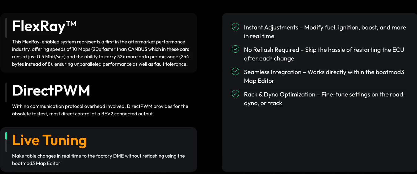 REV2 Controller - Powered by bootmod3 DirectPWM and FlexRay™ - Image 9
