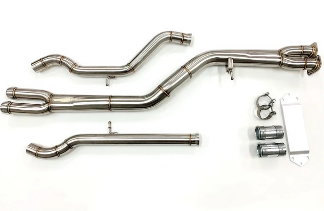 BMW F8x M3 M4 S55 Single Midpipe (Brace Included)